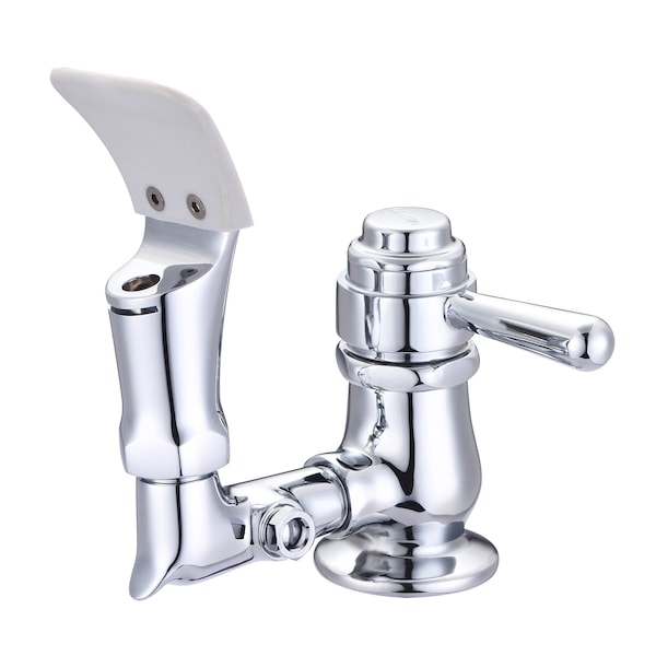 Single Hole Drinking Faucet w/ Anti-Microbial Flexible Mouth Guard 1/2in IPS-Male